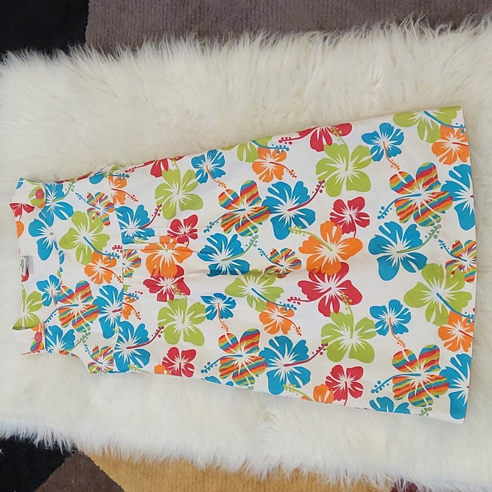 ThirdCoast sleeveless flowery sundress girls 8/10